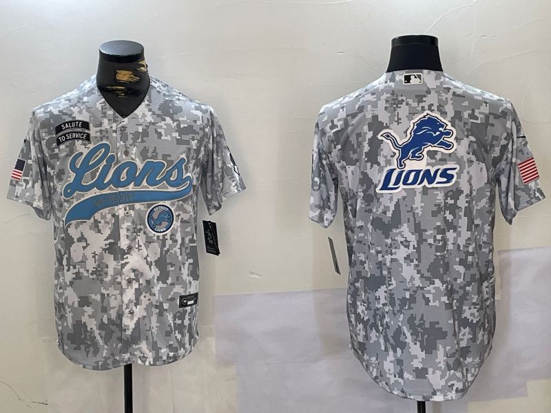 Men Detroit Lions Blank Nike Arctic Camo 2024 Salute to Service Limited NFL Jersey style 1->detroit lions->NFL Jersey